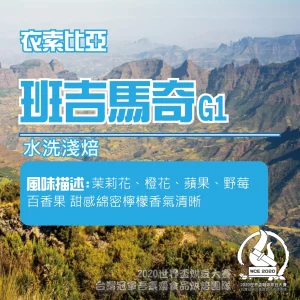 衣索比亞班吉馬奇水洗半磅